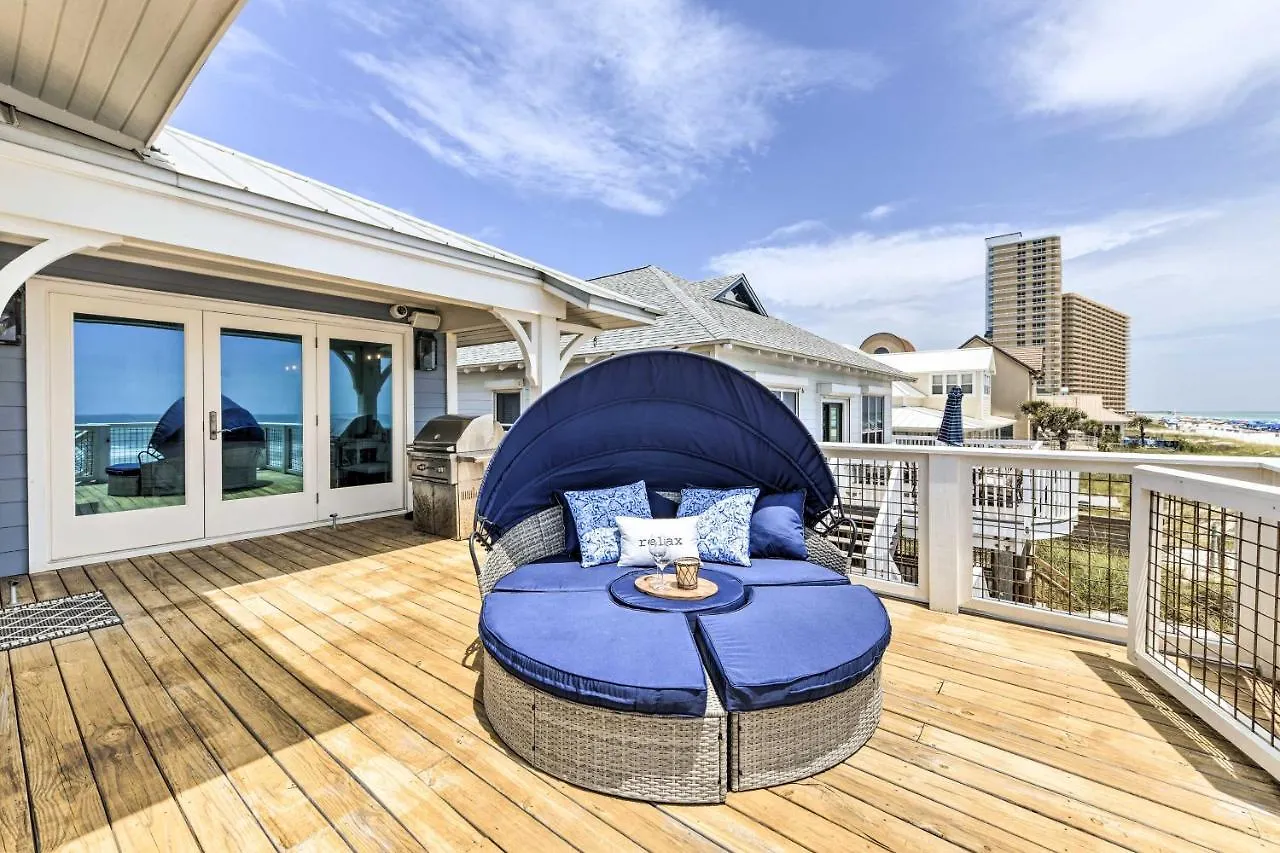 Holiday home Luxe, Beachfront Pcb Home With Decks And Grill! Panama City Beach