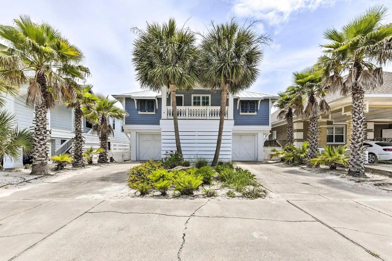 Luxe, Beachfront Pcb Home With Decks And Grill! Panama City Beach 0*,