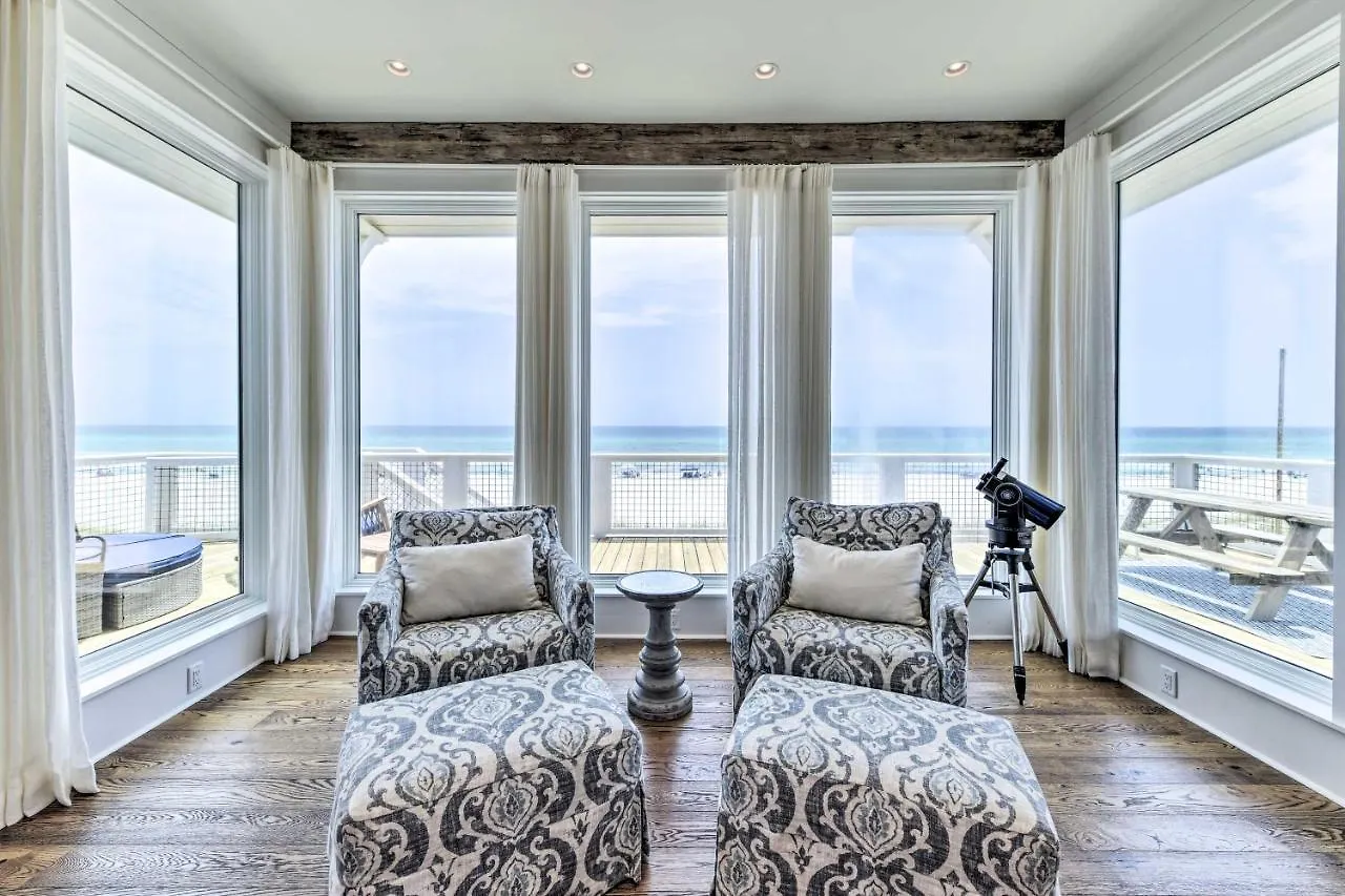 Luxe, Beachfront Pcb Home With Decks And Grill! Panama City Beach 0*,