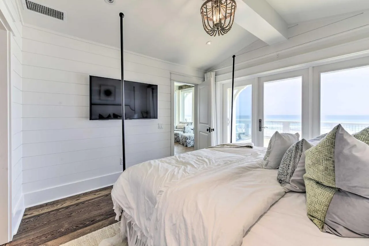 Luxe, Beachfront Pcb Home With Decks And Grill! Panama City Beach Holiday home